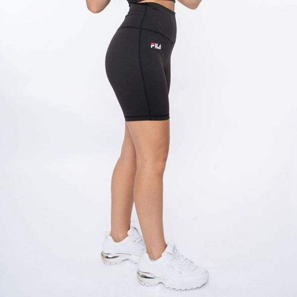 Pantalones Cortos Fila Mujer Negras - Victoria Cycling - España 102473RFS